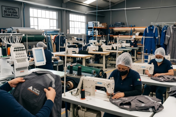 fabricación de uniformes industriales y ropa de trabajo en méxico - Lievana 021
